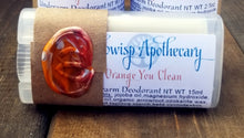 Load image into Gallery viewer, Deodorant- Orange You Clean- Trial/Travel Size - Willowisp Apothecary 