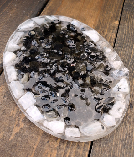 Oval Soap Dishes (LARGE-multiple options) - Willowisp Apothecary 