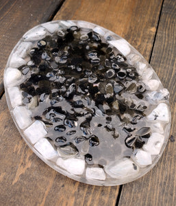 Oval Soap Dishes (LARGE-multiple options) - Willowisp Apothecary 