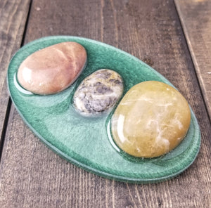 Oval Soap Dishes  (multiple options) - Willowisp Apothecary 