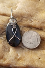 Load image into Gallery viewer, Blue Tiger&#39;s Eye Pendant - Willowisp Apothecary 