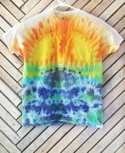 Tie Dye T-Shirt- Adult LARGE - Willowisp Apothecary 