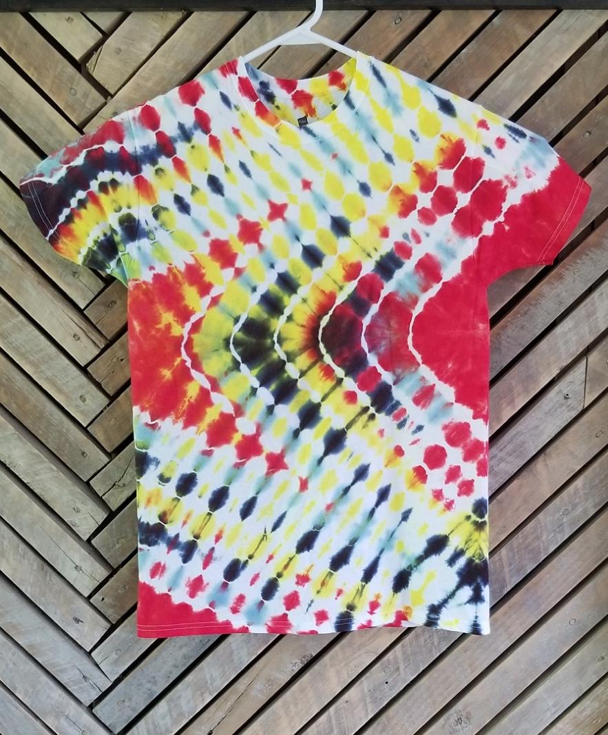 Tie Dye T-Shirt- Adult MEDIUM - Willowisp Apothecary 